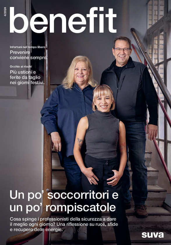 benefit, la rivista per i clienti della Suva: 2024, numero 4, dicembre