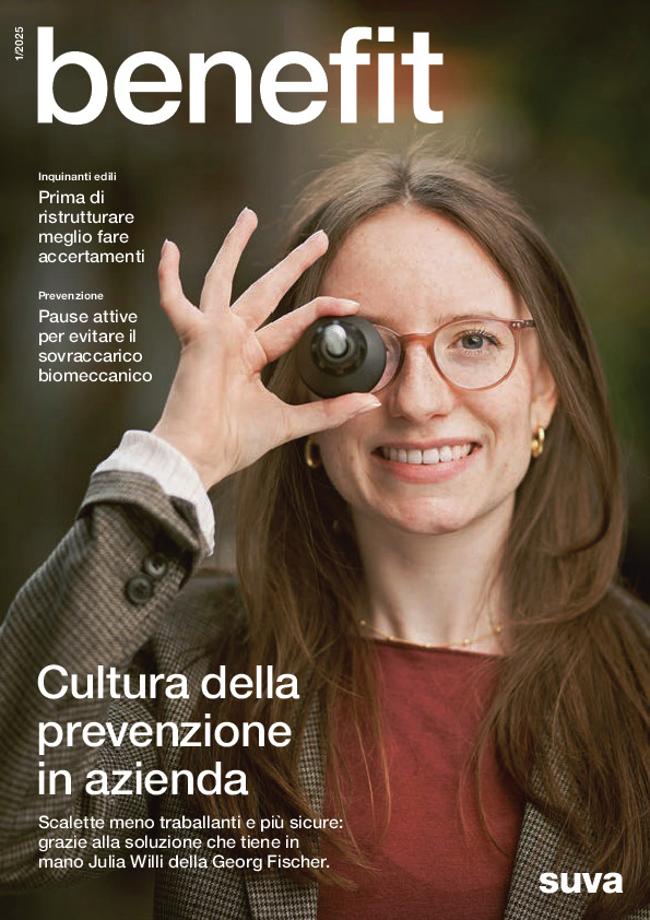 benefit, la rivista per i clienti della Suva, n. 1/2025