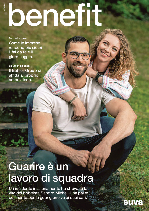 benefit, la rivista per i clienti della Suva, n. 3/2025