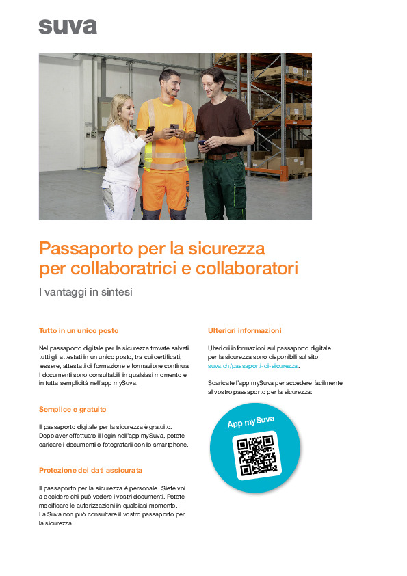 Passaporti per la sicurezza: attestati formativi online