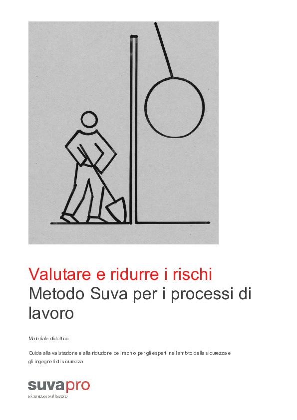 Metodo Suva: materiale didattico per l’analisi del rischio