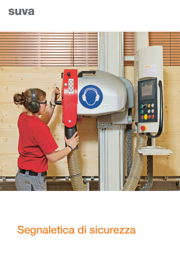 Uso corretto dei segnali di sicurezza: avvertimento