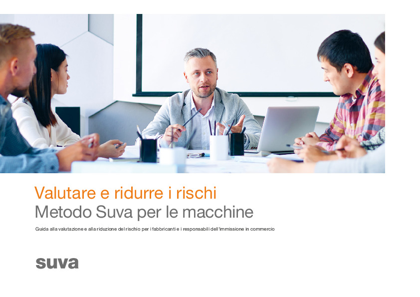 Valutazione del rischio di macchine con il metodo Suva