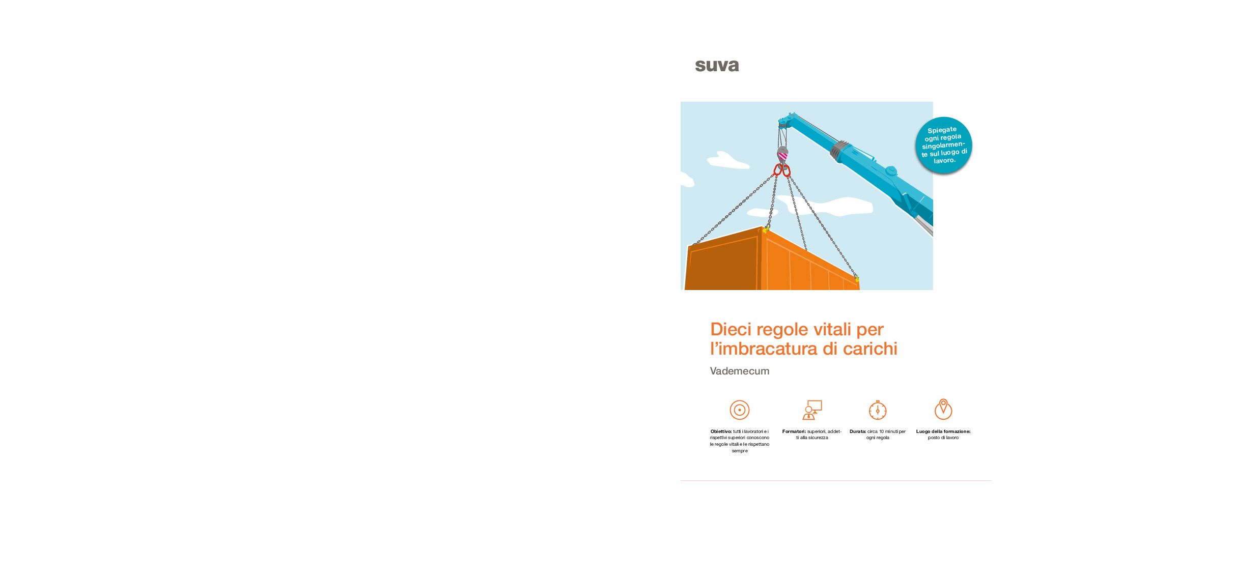 Dieci regole vitali per l’imbracatura di carichi