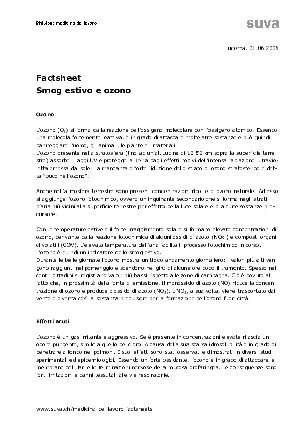 Cosa fare contro smog estivo e ozono?