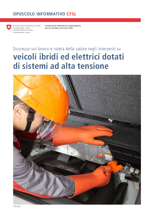 Veicoli ibridi ed elettrici dotati di sistemi ad alta tensione (CFSL)