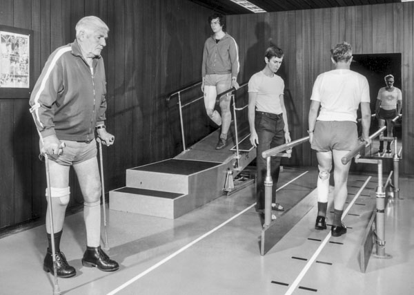 Laboratorio ortopedico, intorno al 1978
