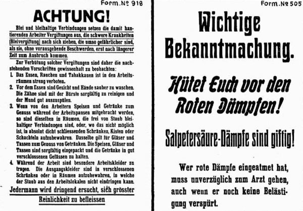 Campagna per la prevenzione degli infortuni, 1932