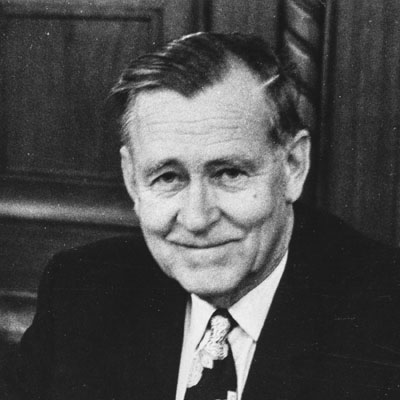 Karl Obrecht, presidente del Consiglio di amministrazione della Suva dal 1949 al 1972